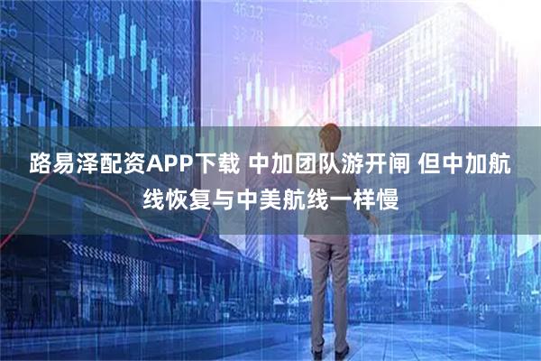 路易泽配资APP下载 中加团队游开闸 但中加航线恢复与中美航线一样慢